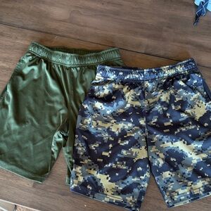 Athletic Works Kids Olive and Camo Shorts Set